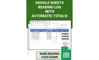 Digital Reading Logs (Editable in Google Sheets)