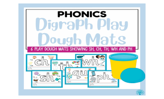Digraph Play Dough Mats