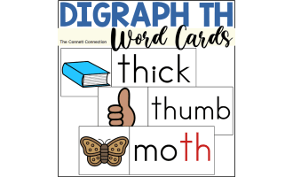 Digraph TH Word Wall Cards
