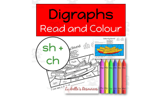 Digraphs Sh + CH: Read and Colour