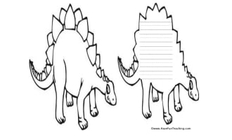 Dino Shape Book Activity
