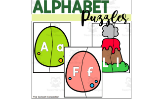 Dinosaur Alphabet Puzzles