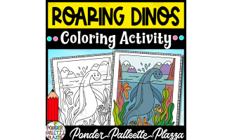 Dinosaur Coloring Activity