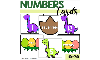 Dinosaur Number Cards