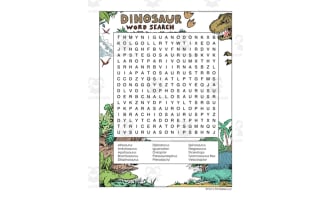 Dinosaur Word Search