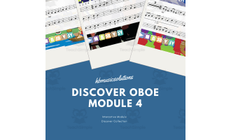 Discover Oboe 4 - Interactive Instrumental Music Activity