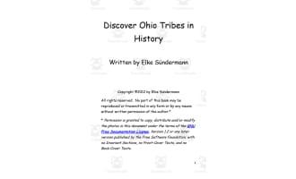 Discover Ohio Tribes in History eBook