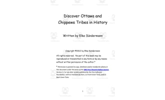 Discover Ottawa and Chippewa Tribes in History eBook