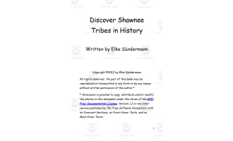 Discover Shawnee Tribes in History eBook