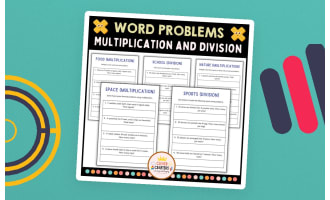 Division and Multiplication Word Problems Math Worksheets for Grade 2