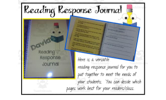 DIY Reading Response Journal