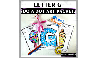 Do A Dot : Letter G Art Packet