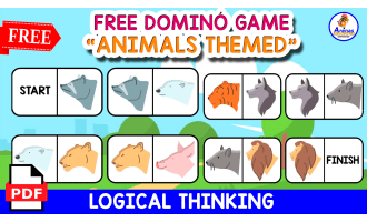 DOMINÓ GAME OF ANIMALS | Free Resource