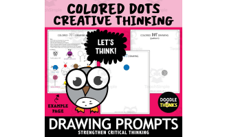 Dot Day Drawing Activity | Colorful Dot Drawing Pages for Kids