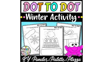 Dot to Dot activity - Winter Activity - Set 4