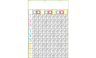 Double Entry Information Mats/Boards | premath data practice| ROBOT