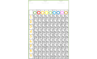 Double Entry Information Mats/Boards | premath data practice| SPACECRAFT