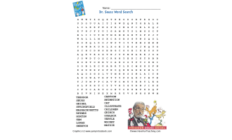 Dr. Seuss Word Search