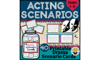 Drama Scenario Task Cards – 40 Acting Prompts