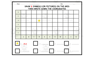 Drawing + Writing Coordinates