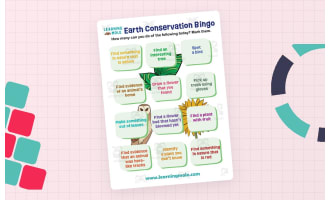 Earth Conservation Bingo Activity