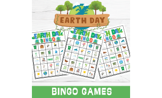 Earth Day Bingo Games | No-Prep 30 Bingo Printables | April Activities