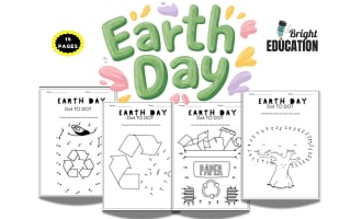Earth Day Connect the Dots – Dot-to-Dot Number Activity