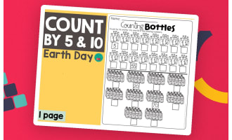 Earth Day Count By 5 & 10