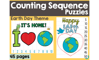 Earth Day Counting Sequence Puzzles