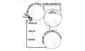 Earth Day Writing Prompts, Homeschool Printable, Seasonal Writing Templates, Kindergarten Worksheets