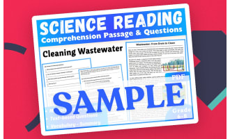 Earth Science Reading Passage: Cleaning Wasterwater. SAMPLE