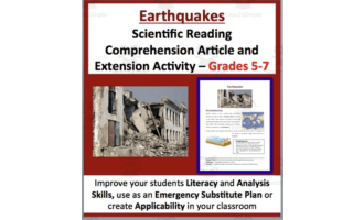 Earthquakes - Digital Science Reading Article – Grades 5-7