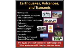 Earthquakes, Volcanoes, and Tsunamis - Senior Earth and Space lesson