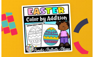 Easter Addition Color by Number