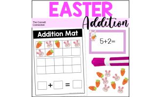Easter Addition Math Station or Center
