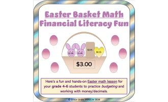 Easter Basket Math: Financial Literacy Fun for Grades 4-6