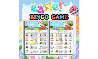 Easter Bingo Game Fun Engaging Easter Activitiy for Kindergarten to 4t
