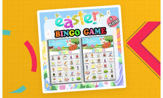 Easter Bingo Game Fun Engaging Easter Activitiy for Kindergarten to 4t