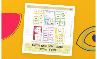 Easter Bingo Sight Words Activity