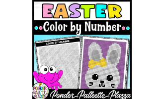 Easter Color by Number - Keep' em Busy Activity