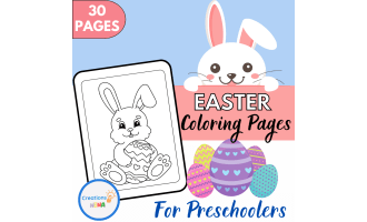 Easter Coloring Pages for Preschoolers