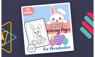 Easter Coloring Pages for Preschoolers