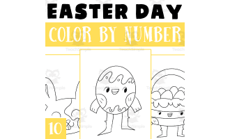 Easter Coloring Pages Worksheet Activity