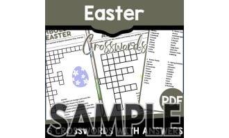 Easter Crossword: 1 Page Sample (PDF)