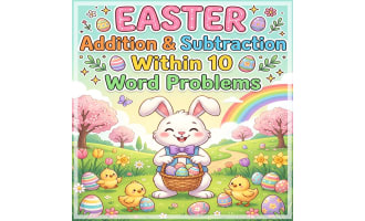 Easter Egg Math Word Problems | Kindergarten Addition and Subtraction