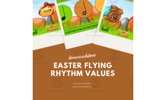 Easter Flying Rhythm Values | Interactive Rhythm Game
