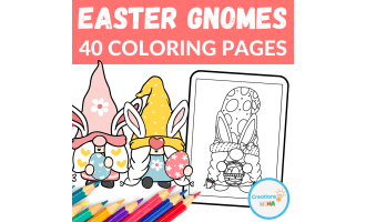 Easter Gnomes Coloring Pages