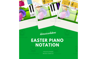 Easter Piano Notation | Interactive Music Activity