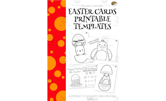 Easter Theme Cards for Arts and Crafts