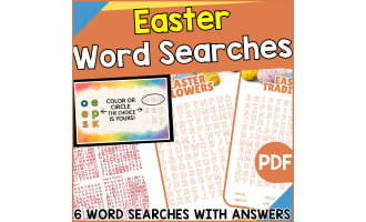 Easter Word Searches (PDF)